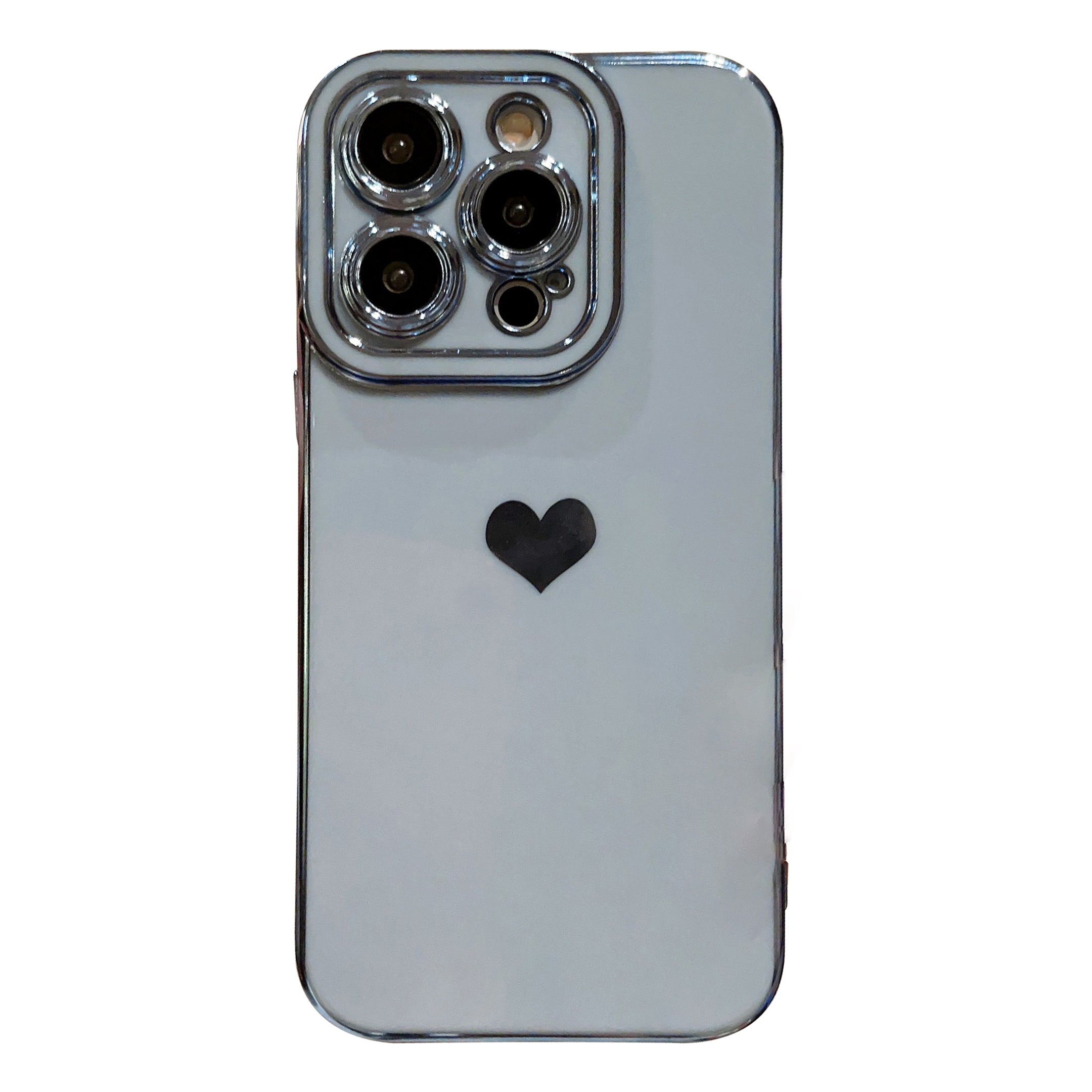 Pro iPhone 14 Pro Phone Cover 6D Galvanické boční pouzdro Love Heart Soft TPU Pro iPhone 14 Pro Phone Cover 6D Galvanické boční pouzdro Love Heart Soft TPU